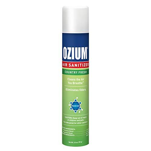 Ozium 3.5 Oz. Air Sanitizer & Odor Eliminator 4 Pack for Homes, Cars, Offices