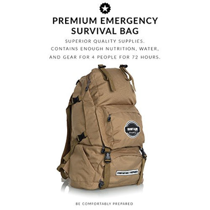 Sustain Supply Co. Premium Emergency Survival Bag/Kit – Be Equipped