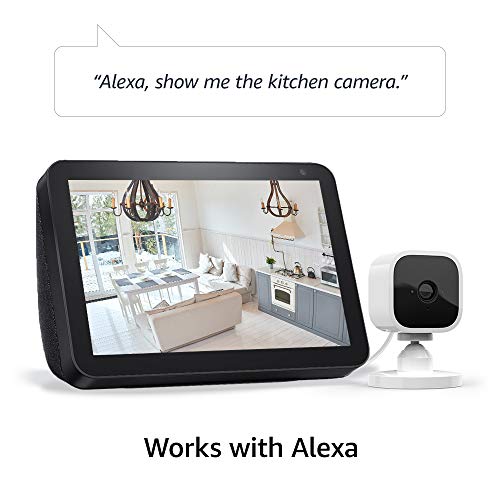 Blink Mini Compact indoor plug-in smart security camera with HD video