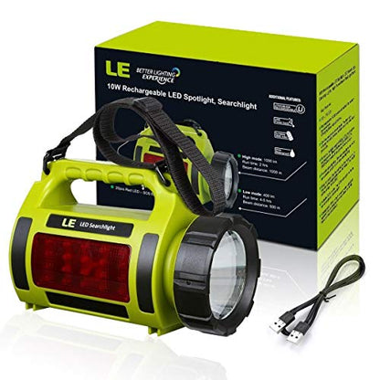 LE Rechargeable LED Camping Lantern, 1000LM, 5 Light Modes, 3600mAh Power Bank