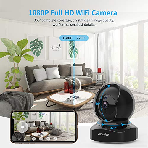 Wireless Security Camera, Motion Detection, 2 Way Audio Night Vision