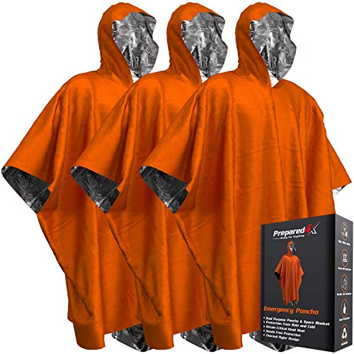 Emergency Blanket Poncho - Keeps You and Your Gear Dry