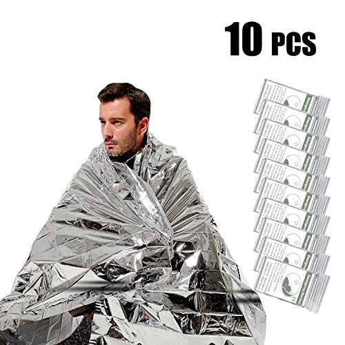  BESPORTBLE 4 Pcs Insulation Emergency Blanket Aluminum