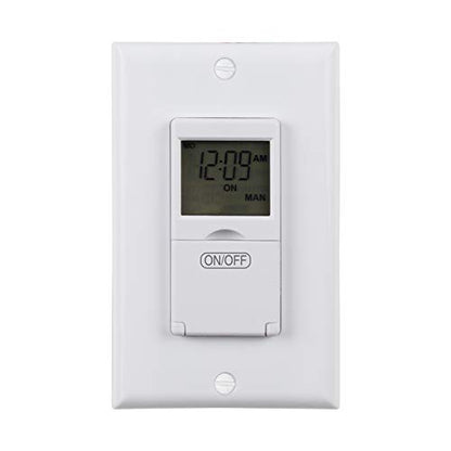 BN-LINK 7 Day Programmable In-Wall Timer Switch