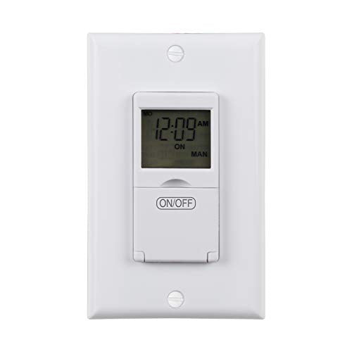 BN-LINK 7 Day Programmable In-Wall Timer Switch