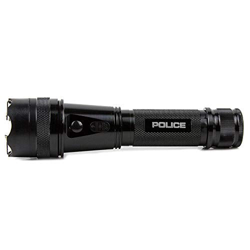 POLICE Stun Gun Max Volt Rechargeable with LED Tactical Flashlight