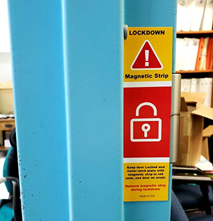 50 Pack – High Density Lockdown Magnetic Strips for lockdowns Office Emergency