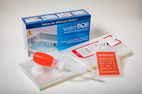 WaterBOB Bathtub Emergency Water Storage Container, Drinking Water Storage, Hurricane Survival, BPA-Free (100 Gallon) (1)