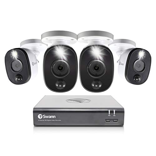 Swann 8 Channel 4 Camera Security System, Audio Capture