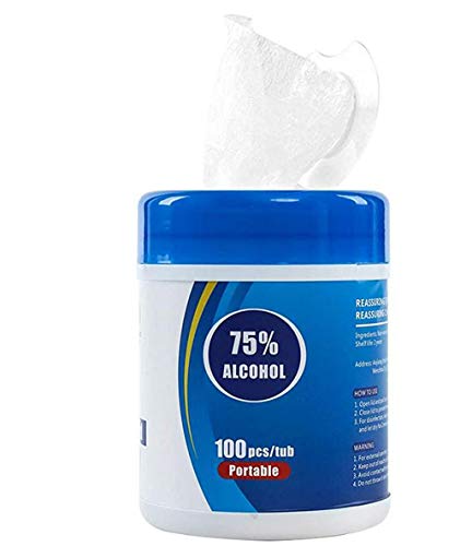 Alcohol Formula Wipes/Detergent Wet Wipes (1Pack 100Pieces), Individually Wrapped