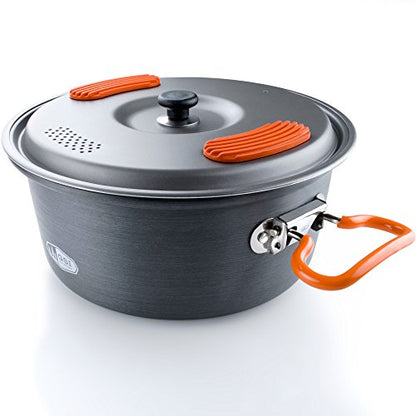GSI Outdoors, Halulite Cook Pot, Camping Cook Pot, Superior Backcountry Cookware Since 1985, 2 Liter