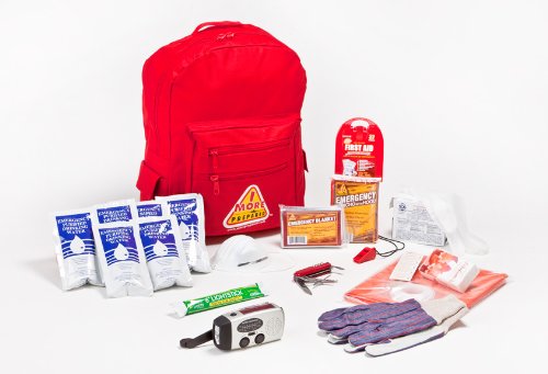 More Prepared 1 Person Premium Backpack Survival Kit
