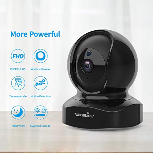 Wireless Security Camera, Motion Detection, 2 Way Audio Night Vision