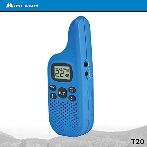 Midland - X-TALKER T20X4, Bright Colors & Fun for Kids | 22 Channel FRS Walkie Talkie - Two-Way Radio