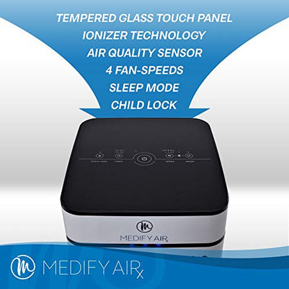 Medify MA-40W V2.0 Medical Grade Filtration H13 True HEPA for 840 Sq. Ft. Air Purifier