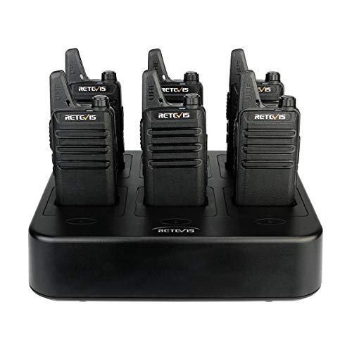 Retevis RT22 Walkie Talkies Rechargeable Hands Free UHF Channel Lock 2 Way Radios