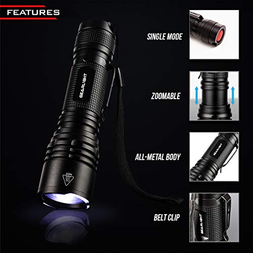 GearLight LED Tactical Flashlights High Lumens - Mini Flashlights for EDC  Carry - Compact Powerful Emergency Flashlights Made from Military-Grade