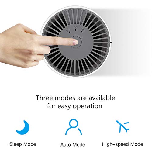 THE THREE MUSKETEERS III M Mini Portable Air Purifier for Home Bedroom Office