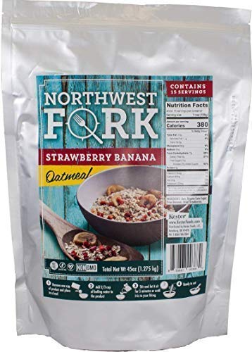 NorthWest Fork Gluten-Free 30 Day Emergency Food Supply (Kosher, Non-GMO, Vegan)