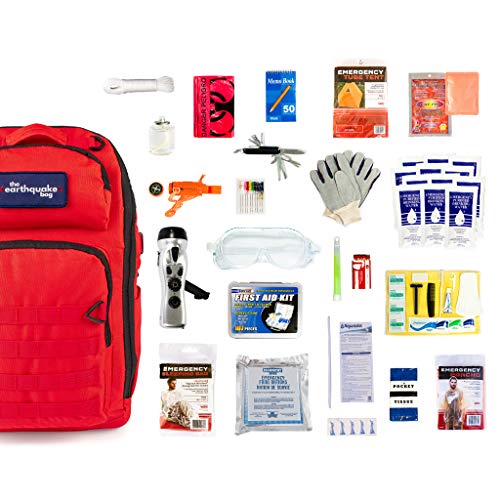 Complete Earthquake Bag - Emergency Kit for Earthquakes, Hurricanes