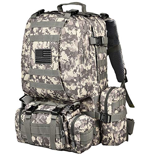NOOLA Tactical Military Backpack Survival Army Rucksack Assault Pack Molle Bag