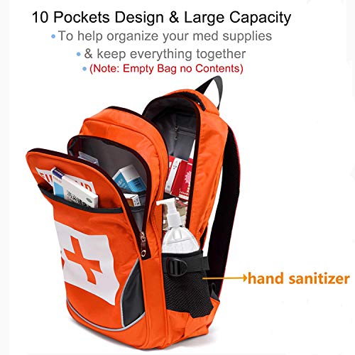 First Aid Kit Empty EMT Bag Only Large for Business School