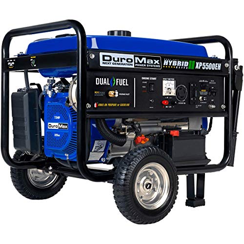 DuroMax XP5500EH Dual Fuel Hybrid generator with Electric Start