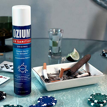 Ozium 8 Oz.Air Sanitizer & Odor Eliminator 6 Pack for Homes, Cars, Offices