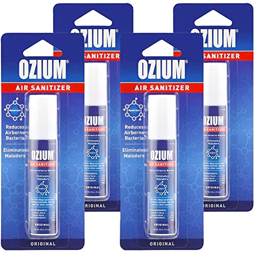Ozium Air Sanitizer 0.8 oz Spray, Original (4)