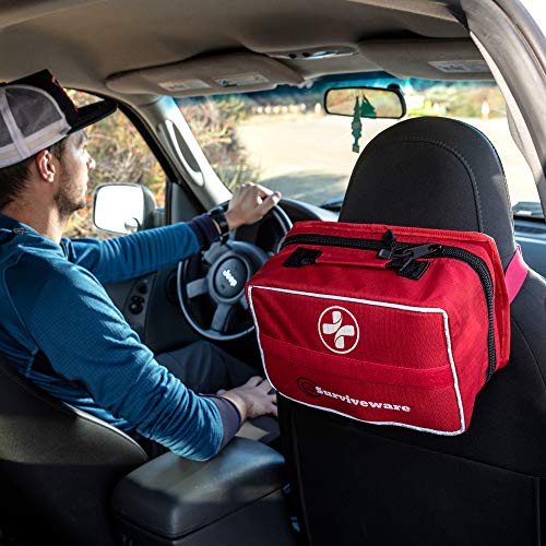 Surviveware Large First Aid Kit & Added Mini Kit for Trucks, Car, Camp – US  Survival Kits