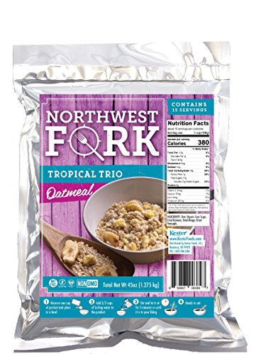 NorthWest Fork Gluten-Free 6 Month Emergency Food Supply (Kosher, Non-GMO, Vegan)