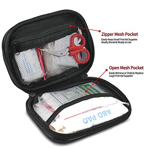 I GO 85 Pieces Mini Compact First Aid Kit, Small Personal Emergency Survival Kit