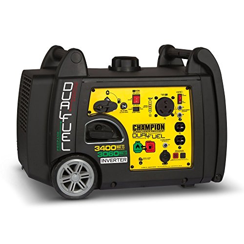 Champion Dual Fuel RV Ready Portable Inverter Generator with Electric Start