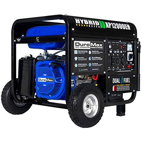 DuroMax XP12000EH  Portable Dual Fuel Electric Start Generator