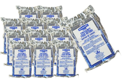 Mainstay Emergency Survival Food Rations 2400-cal Case of 12 Packets 24 Day Food Supply