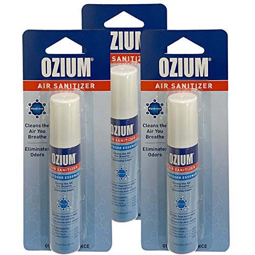 Ozium Air Sanitizer 0.8 oz Spray, Outdoor Essence (3)