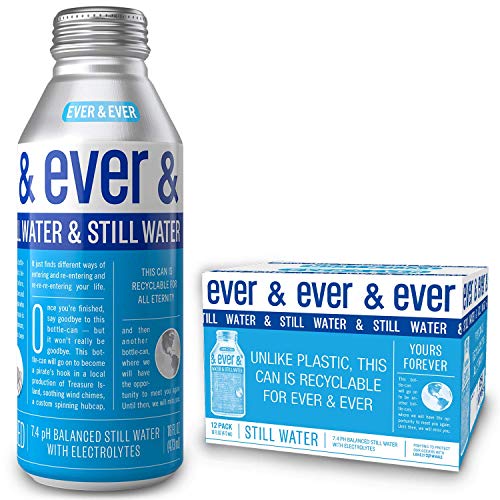 Still Water by [ Ever and Ever ] Aluminum Bottled  with Electrolytes