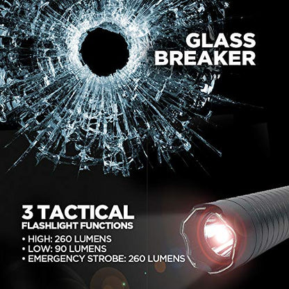 All-in-One Guard Dog Security Max Voltage Concealed Stun Gun, Flashlight, Glass Breaker