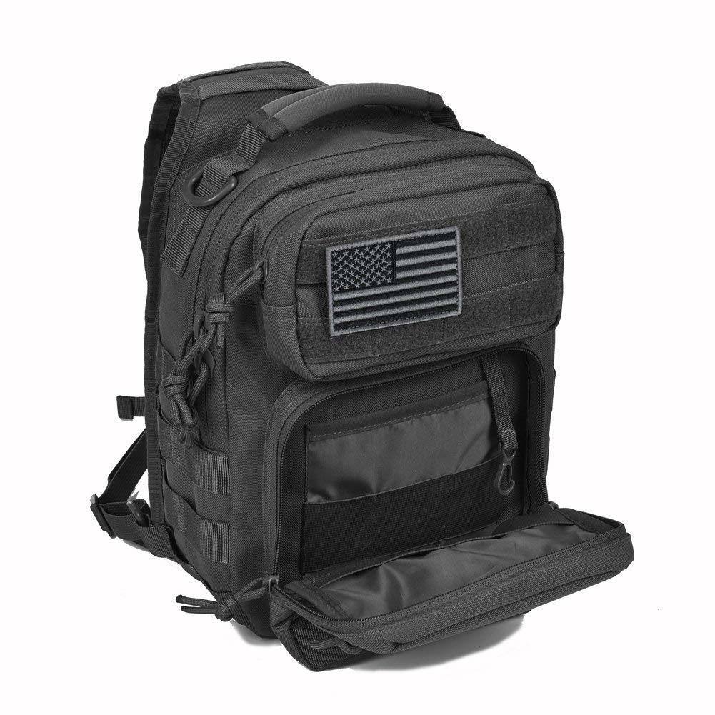 Tactical Sling Bag Pack Military Rover Shoulder Sling Backpack Molle R – US  Survival Kits